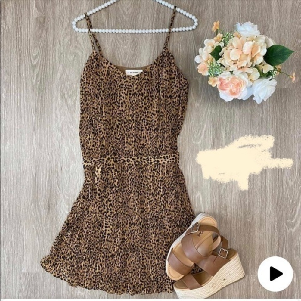 Leopard print dress